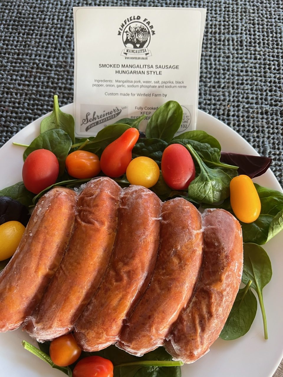 Smoked Hungarian sausage
